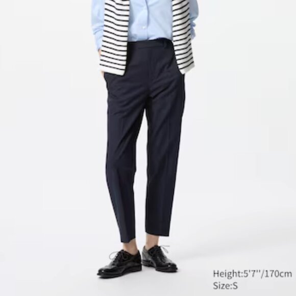 Uniqlo - Smart ankle pants in Navy - Medium Tall - Picture 1 of 4